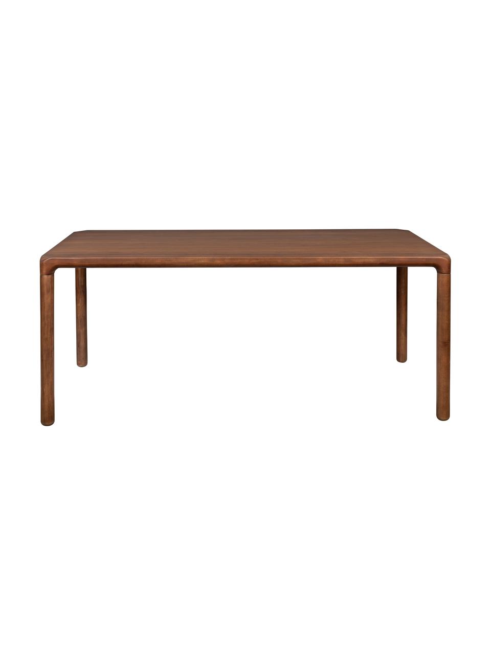 Tavolo in legno di frassino  Storm, Gambe: legno di frassino massicc, Nocciola, Larg. 220 x Prof. 90 cm