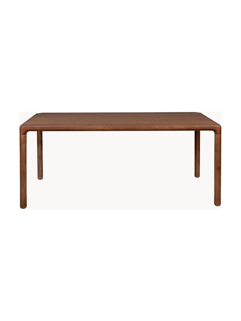 Table en frêne Storm, tailles variées, Bois de frêne, brun foncé laqué, larg. 220 x prof. 90 cm