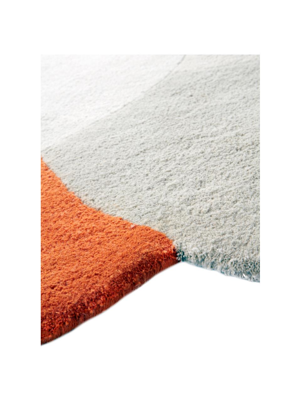 Ręcznie tuftowany dywan z bawełny Angeli, 100% bawełna, Odcienie beżowego, pomarańczowy, S 120 x D 180 cm (Rozmiar S)
