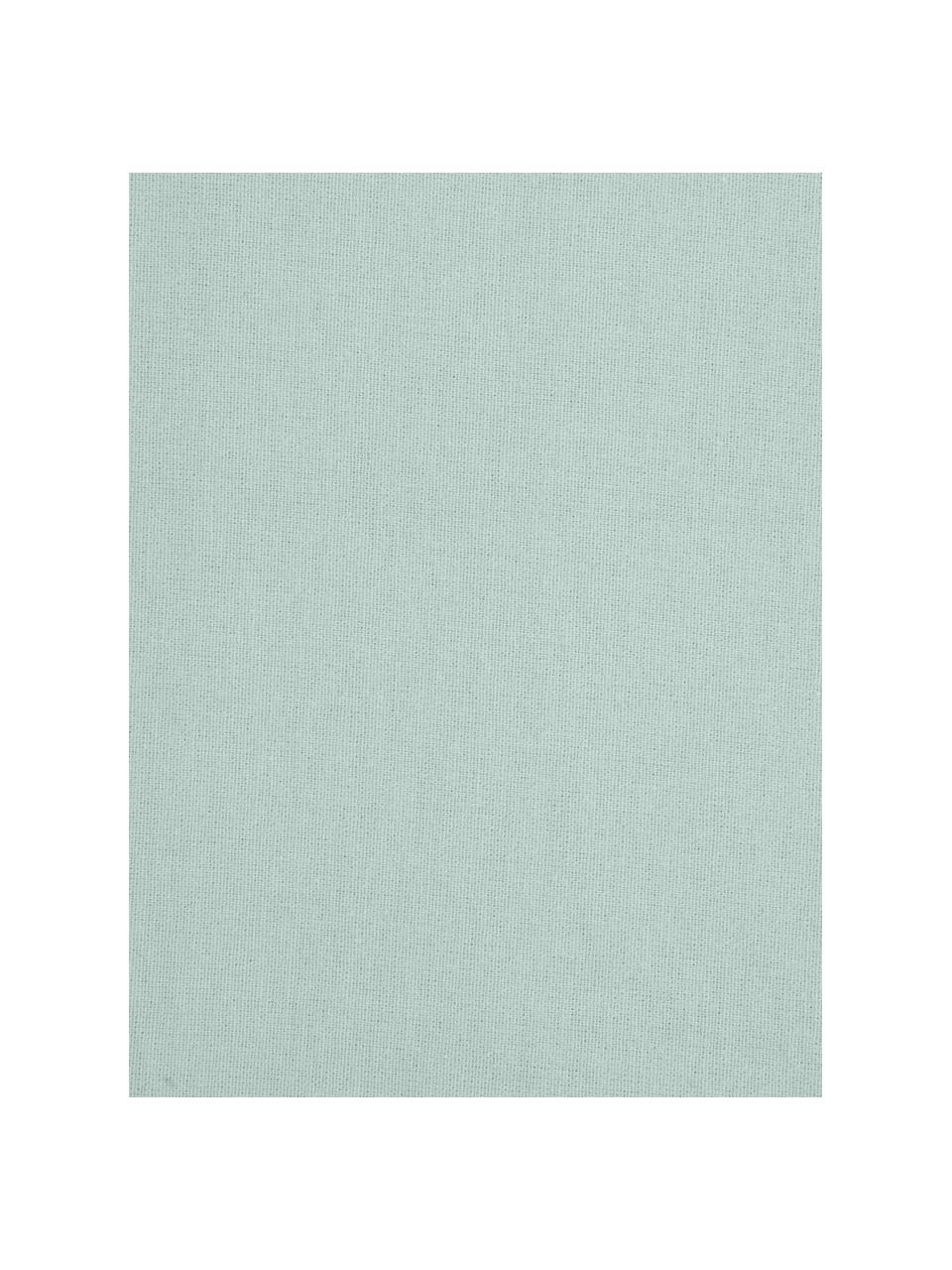 Drap-housse en flanelle vert sauge Biba, Vert sauge, larg. 140 x long. 200 cm