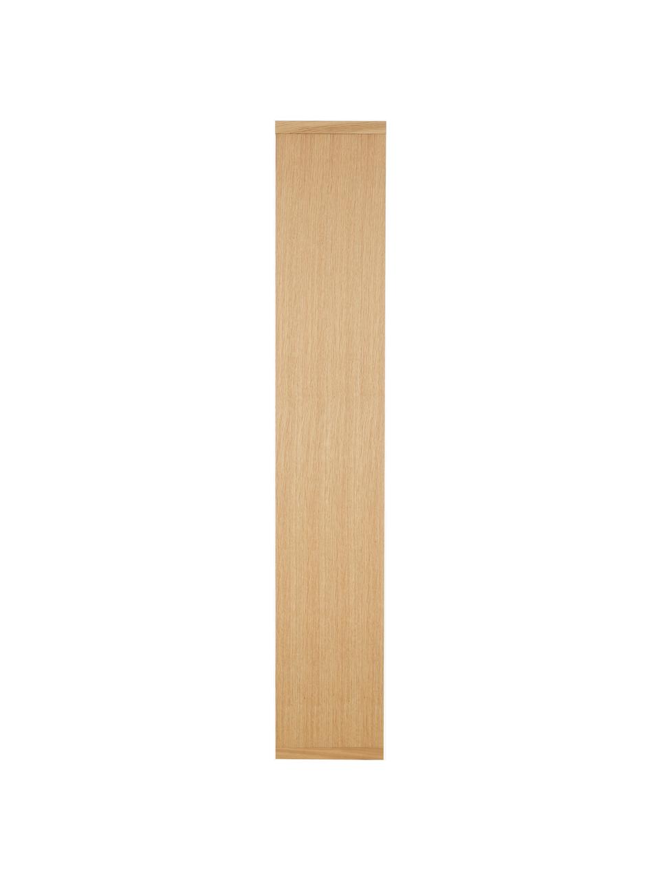 Estantería grande Portlyn, Estructura: panel aglomerado y panele, Superficie: chapado de madera de robl, Madera de roble, An 150 x Al 198 cm