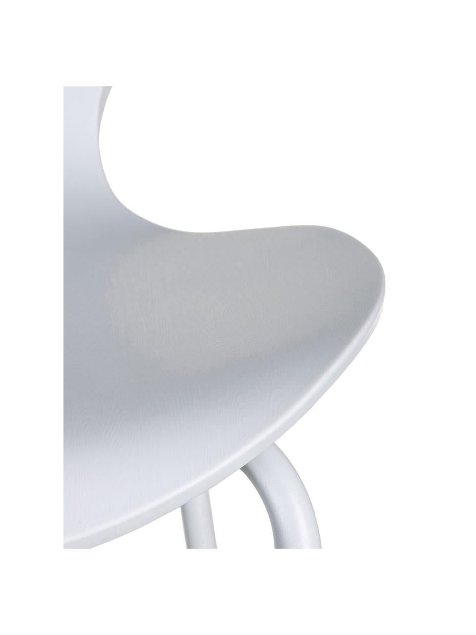 Silla Stapler, Asiento: plástico, Patas: metal, Blanco, An 47 x Al 83 cm