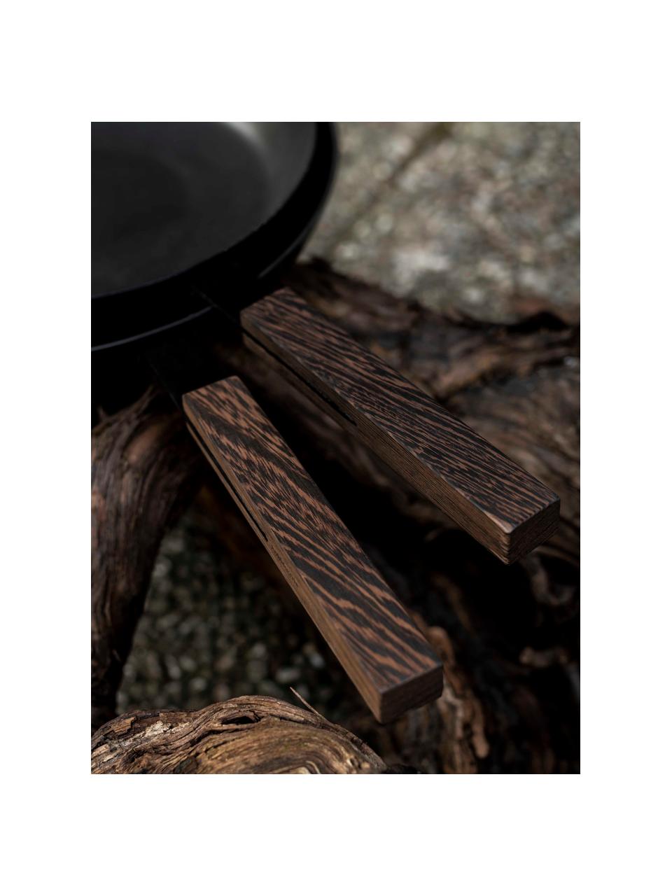 Panvica s nepriľnavým povrchom Black, Čierna, tmavé drevo, Ø 20 x V 7 cm