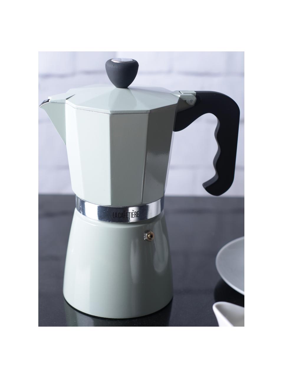 Espressokocher Classic, Aluminium, Mint, Schwarz, Aluminium, 300 ml