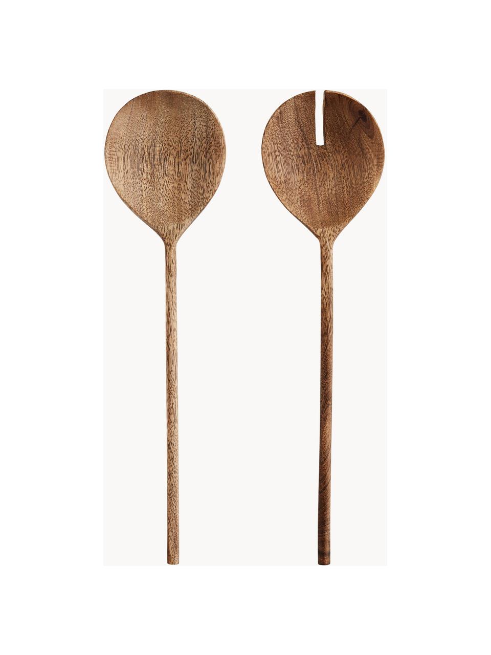 Posate da insalata in legno di mango Wodeen, Legno di mango, Legno di mango, Lung. 28 cm