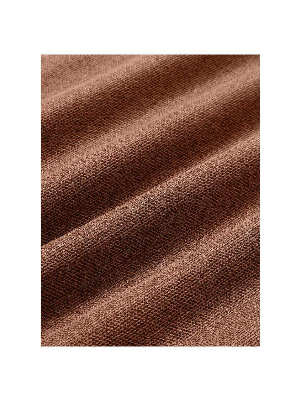 Bankkussen Lennon, Bekleding: 100% polyester, Geweven stof nougat, B 50 x L 80 cm