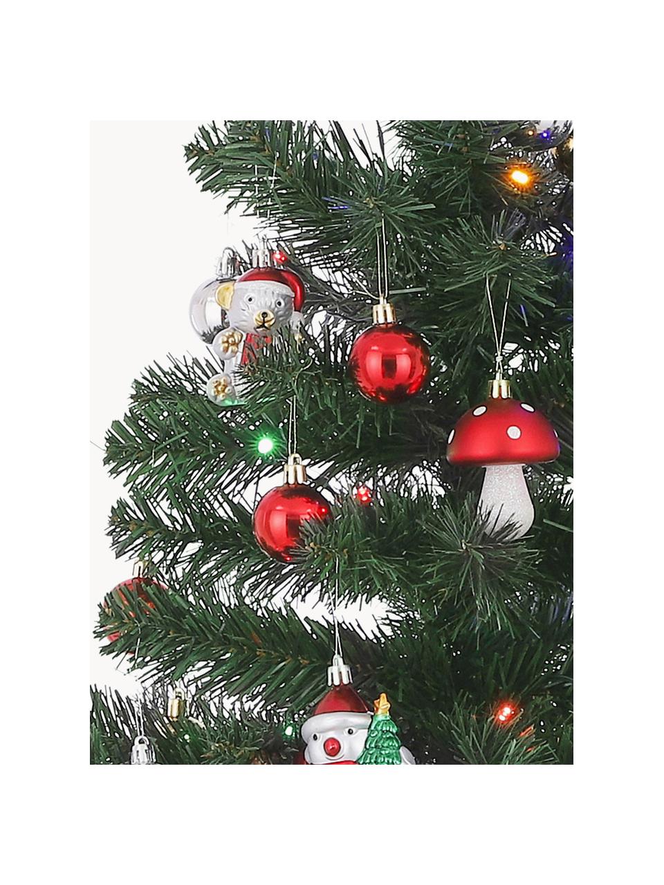 Decoratieve LED kerstboom Gently, Kunststof, Groen, Ø 50 x H 90 cm