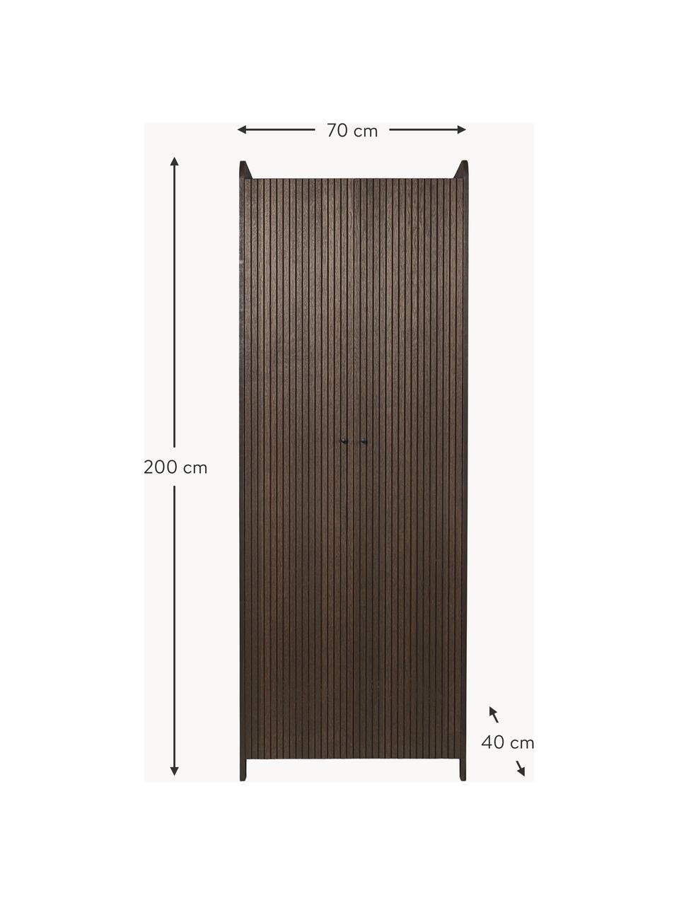 Étagère en bois Sill, Placage en bois de chêne

Ce produit est fabriqué à partir de bois certifié FSC® issu d'une exploitation durable, Bois de chêne foncé, larg. 70 x haut. 200 cm