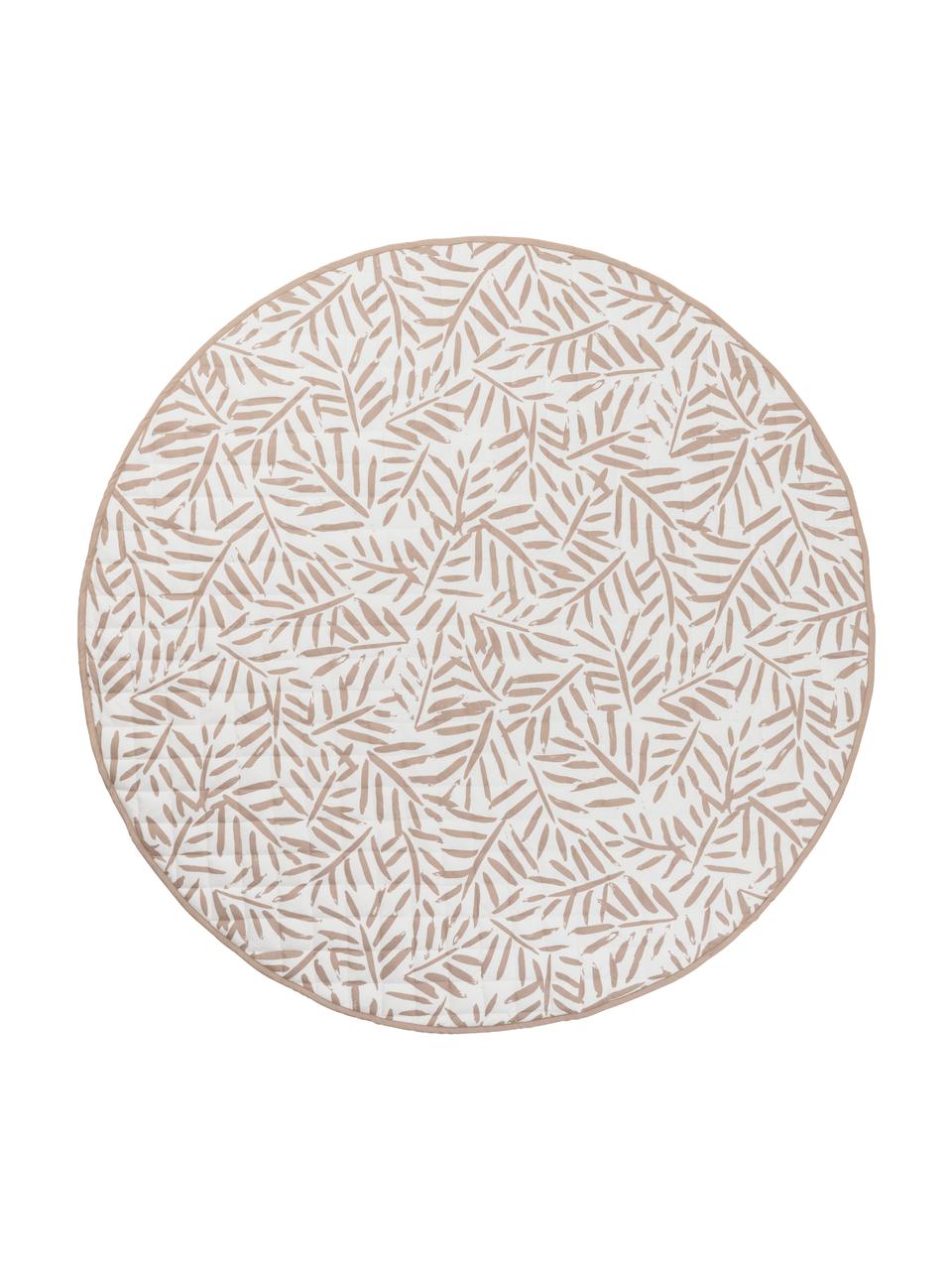 Dwustronna mata do zabawy Seashell, Tapicerka: 100% bawełna, Blady różowy, biały, Ø 133 cm