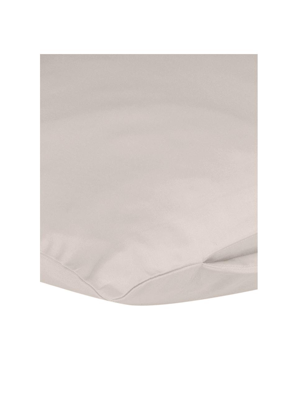 Baumwollsatin-Kissenbezug Comfort in Taupe, 50 x 70 cm, Webart: Satin, leicht glänzend Fa, Taupe, B 50 x L 70 cm