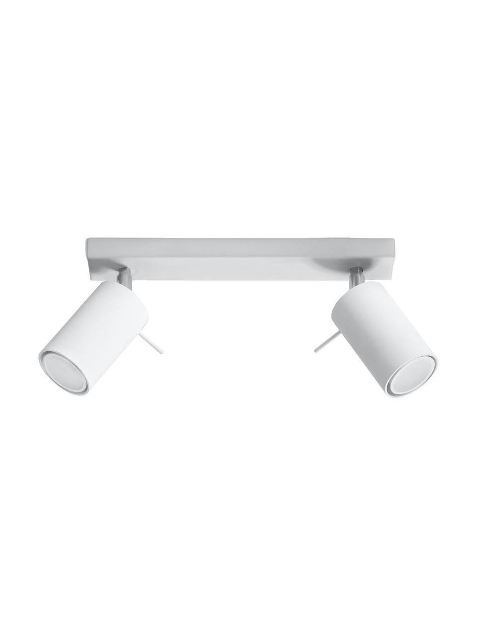 Riel Etna, Estructura: acero, Anclaje: acero pintado, Blanco, An 30 x Al 15 cm