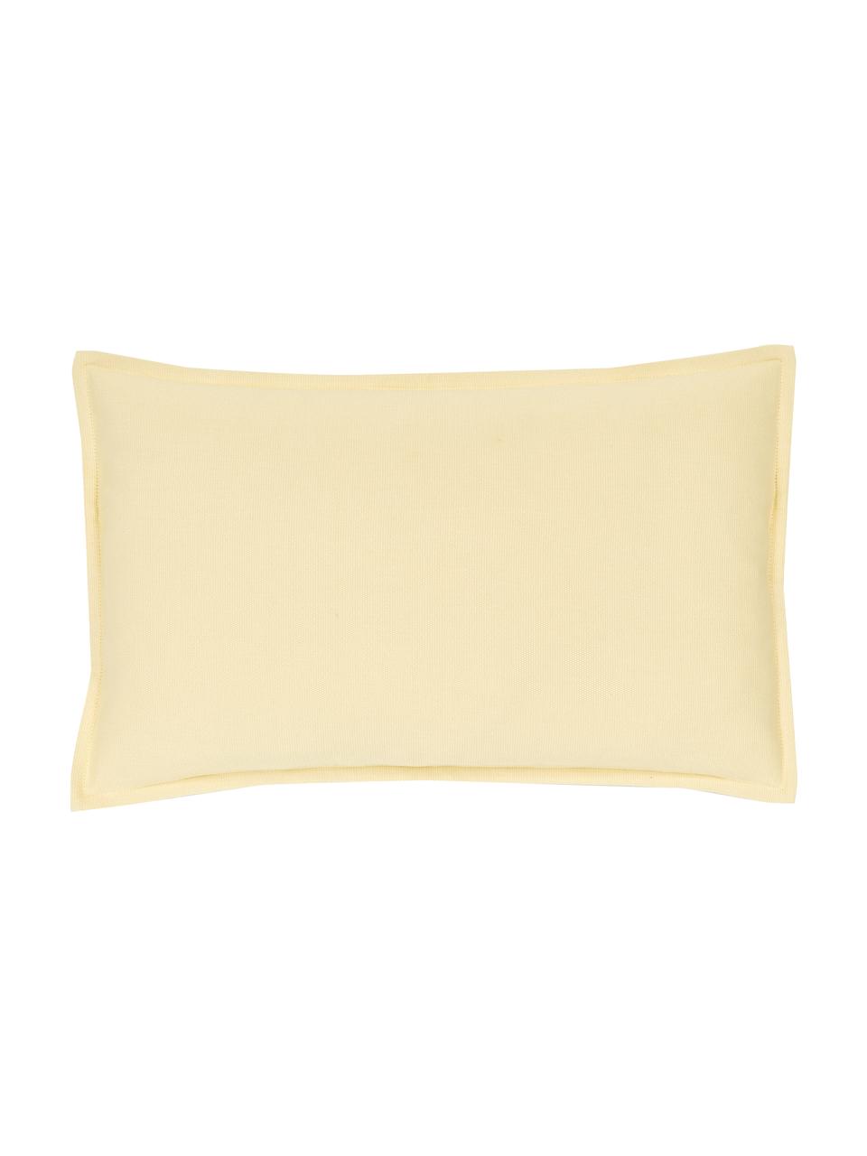 Federa arredo in cotone giallo chiaro Mads, 100% cotone, Giallo, Larg. 30 x Lung. 50 cm