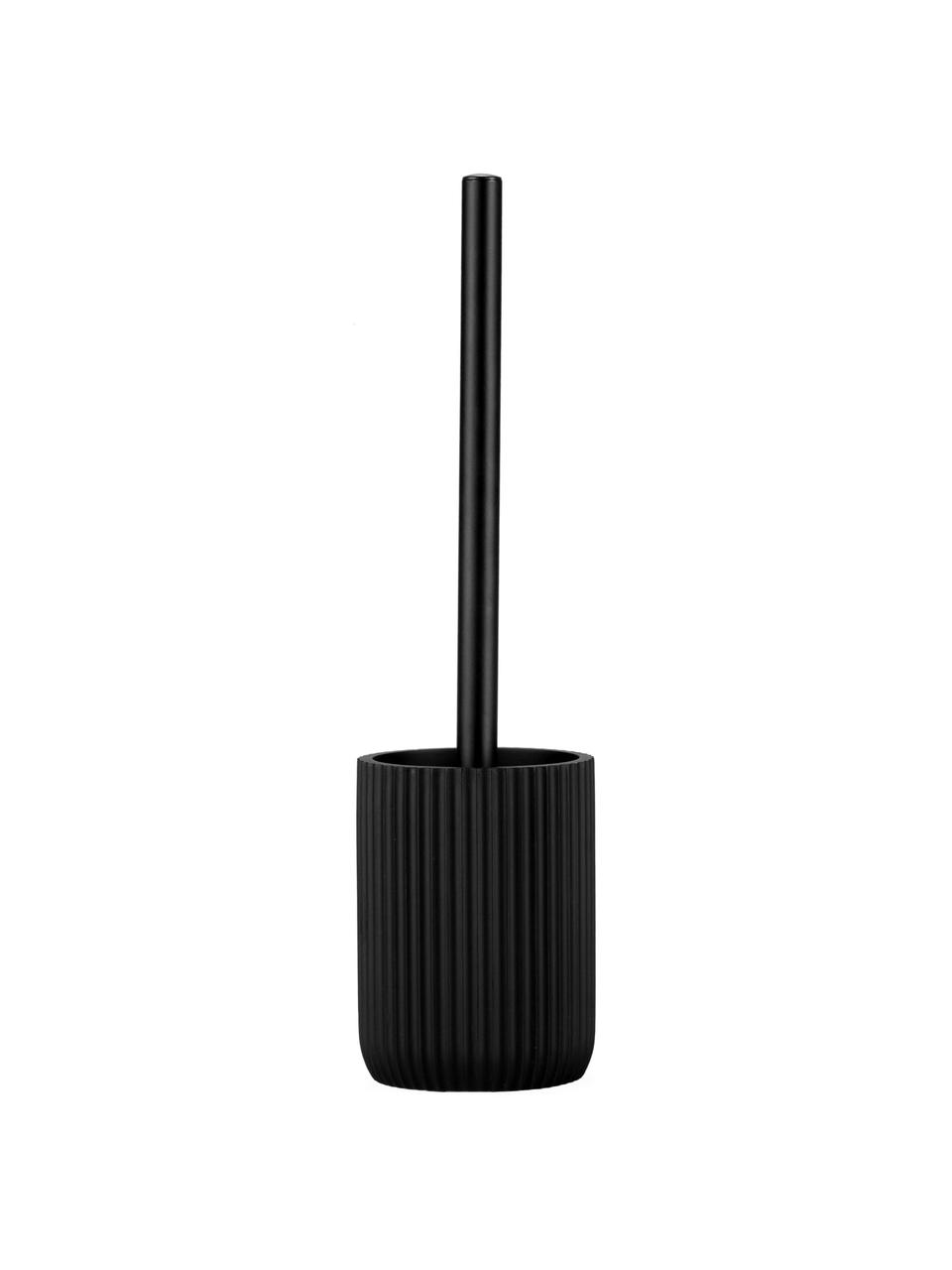 WC kartáč Helio, Umělá hmota, Černá, Ø 10 cm, V 36 cm