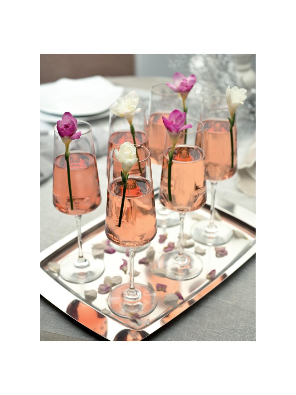Set de copas de vino de cristal Aria, 6 comensales (18 pzas.), Cristal, Transparente, Set de diferentes tamaños