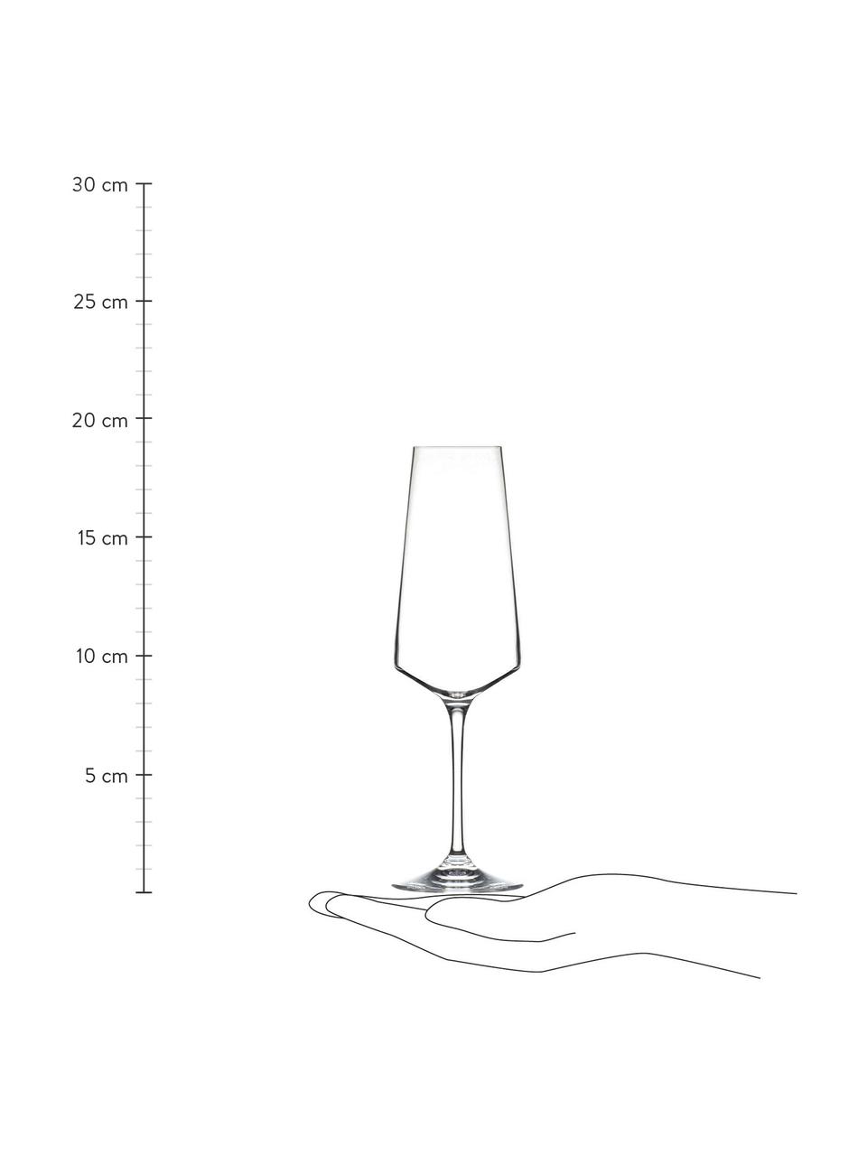 Set de verres cristal Aria, 18 élém. (6 personnes), Cristal, Transparent, Lot de différentes tailles