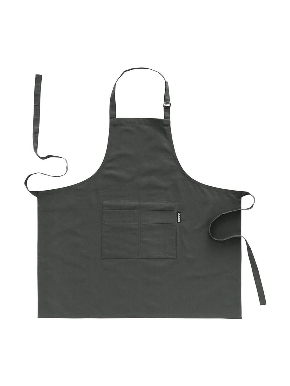 Delantal Kit, Algodón, Gris antracita, An 85 x L 85 cm