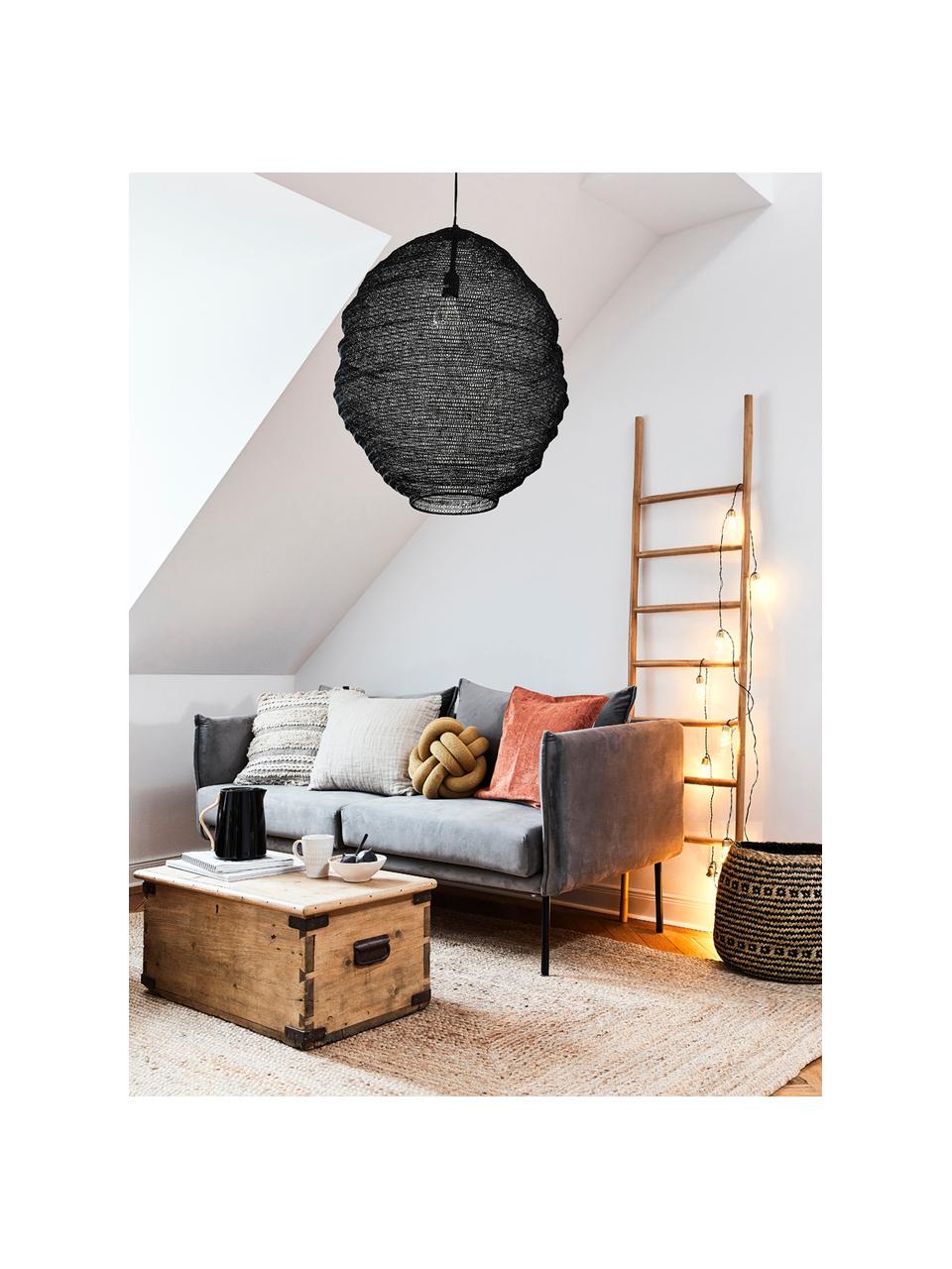 LED lichtslinger Bulb, 360 cm, 10 lampions, Lampions: kunststof, Fitting: metaal, Transparant, goudkleurig, L 360 cm
