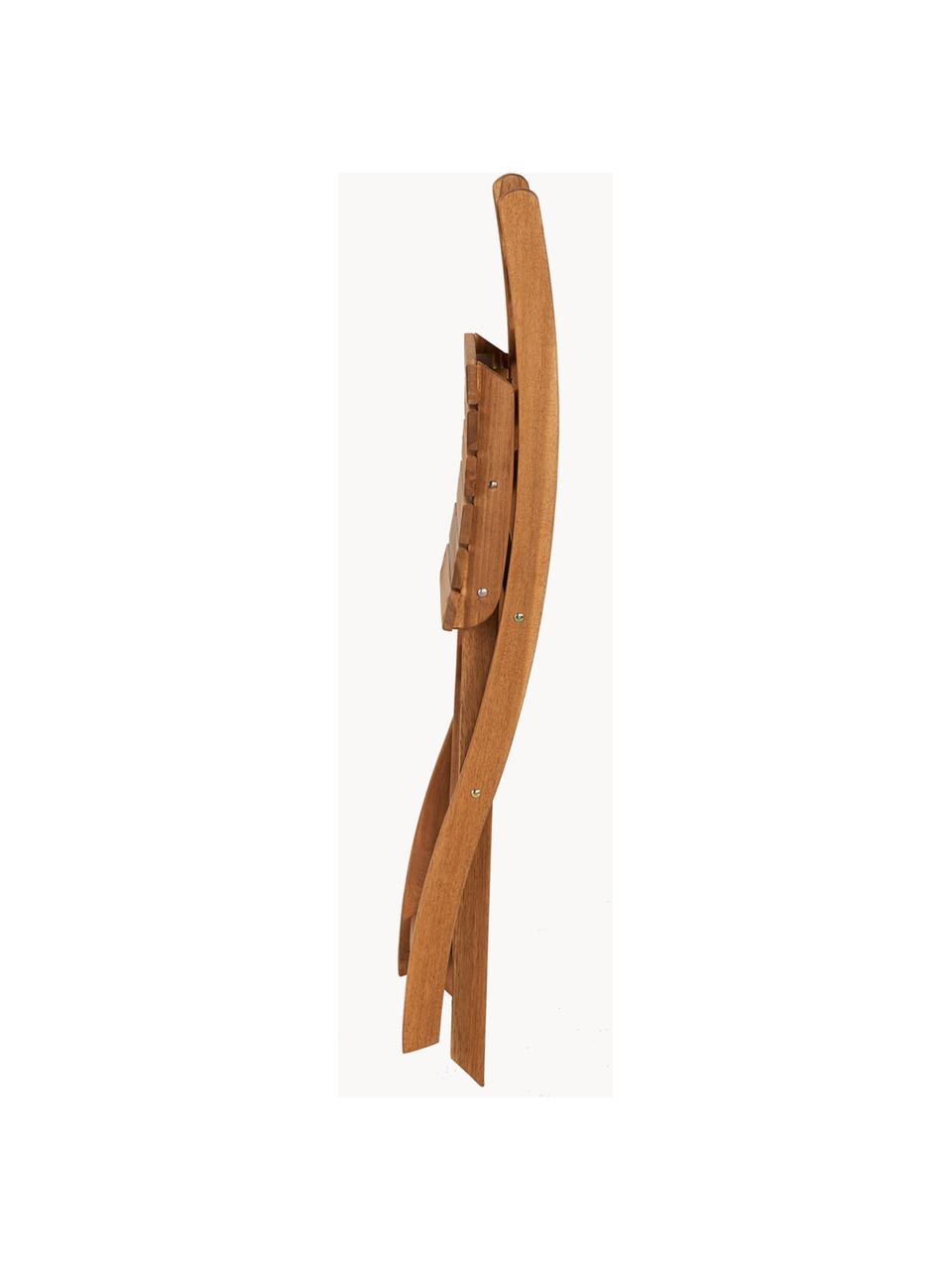 Sillas plegables de madera Lodge, 2 uds., Tablero: madera de acacia aceitada, Madera de acacia, An 36x Al 86 cm