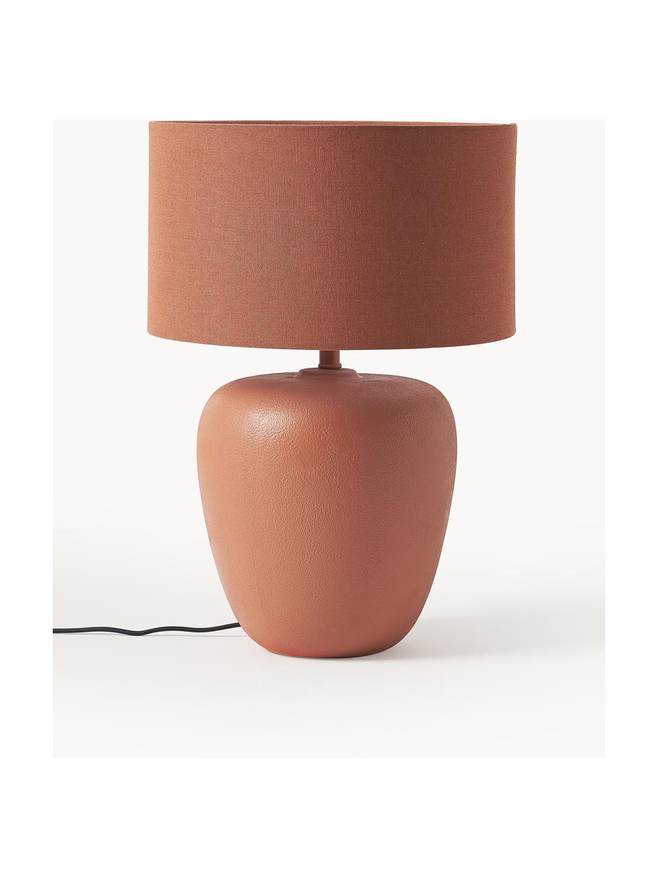 Grande lampe à poser en céramique Eileen, Terracotta, mat, Ø 33 x haut. 48 cm