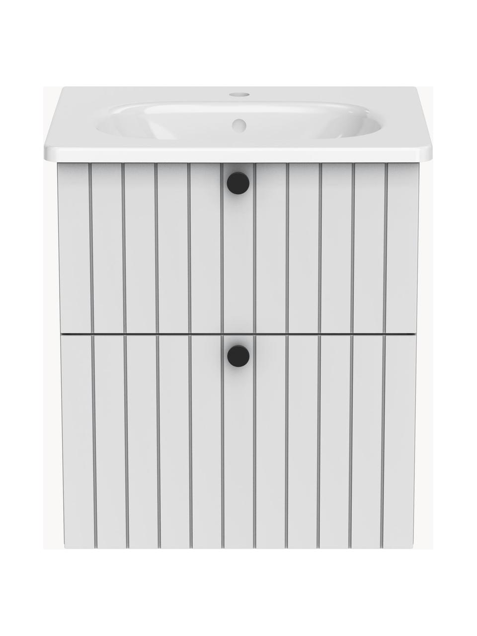 Mueble bajo lavabo Emil, Gris claro, An 60 x Al 67 cm