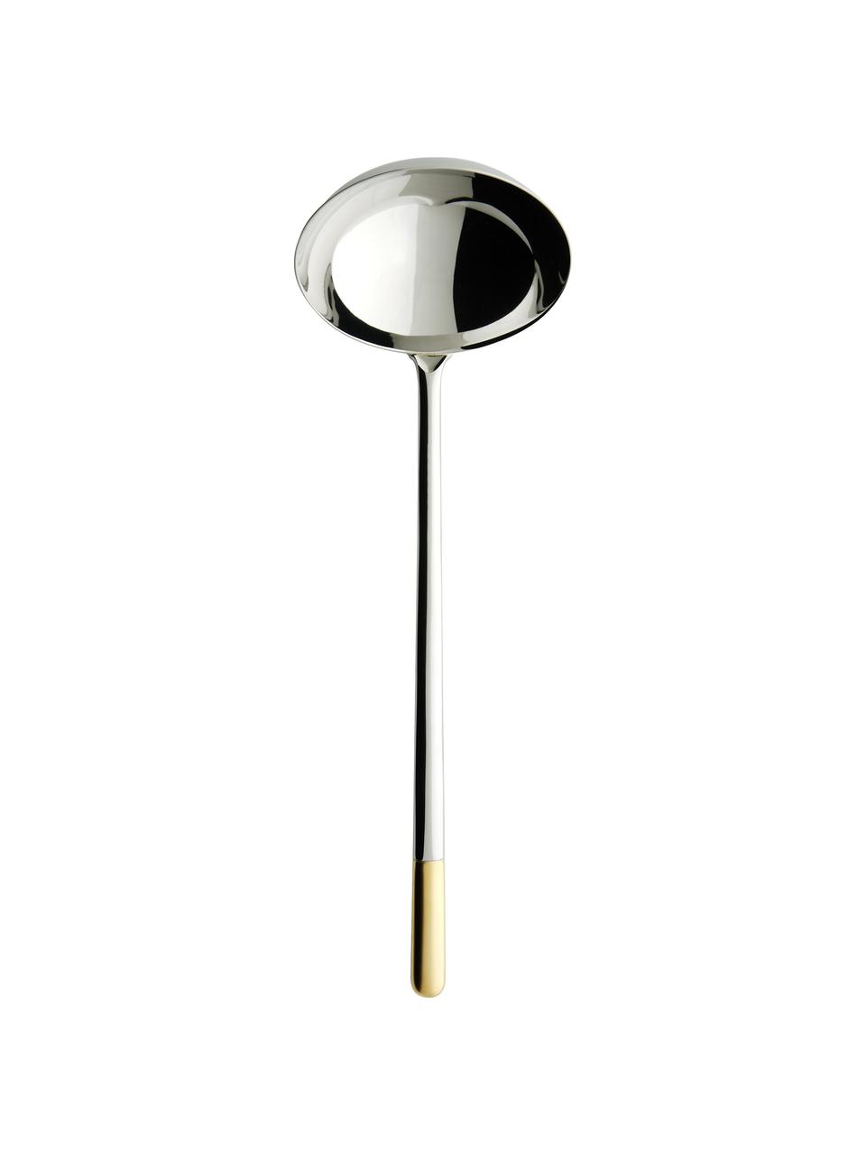 Cucharón de diseño Ella, Acero inoxidable

La cubertería está hecha de acero inoxidable. Por tanto, es duradera, inoxidable y resistente a las bacterias, Plateado, dorado, L 28 cm