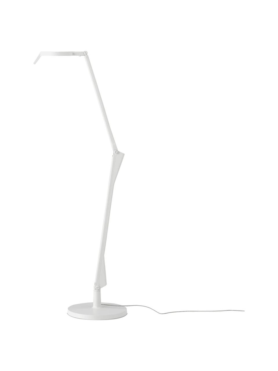 Dimbare Aledin Tec LED bureaulamp, uitschuifbaar, Lamp: geverfd polycarbonaat, ge, Wit, Ø 21 x H 48 cm