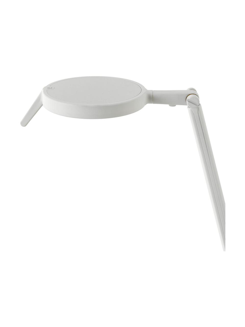 Lampada da tavolo LED dimmerabile Aledin Tec, allungabile, Lampada: policarbonato verniciato,, Bianco, Ø 21 x Alt. 48 cm