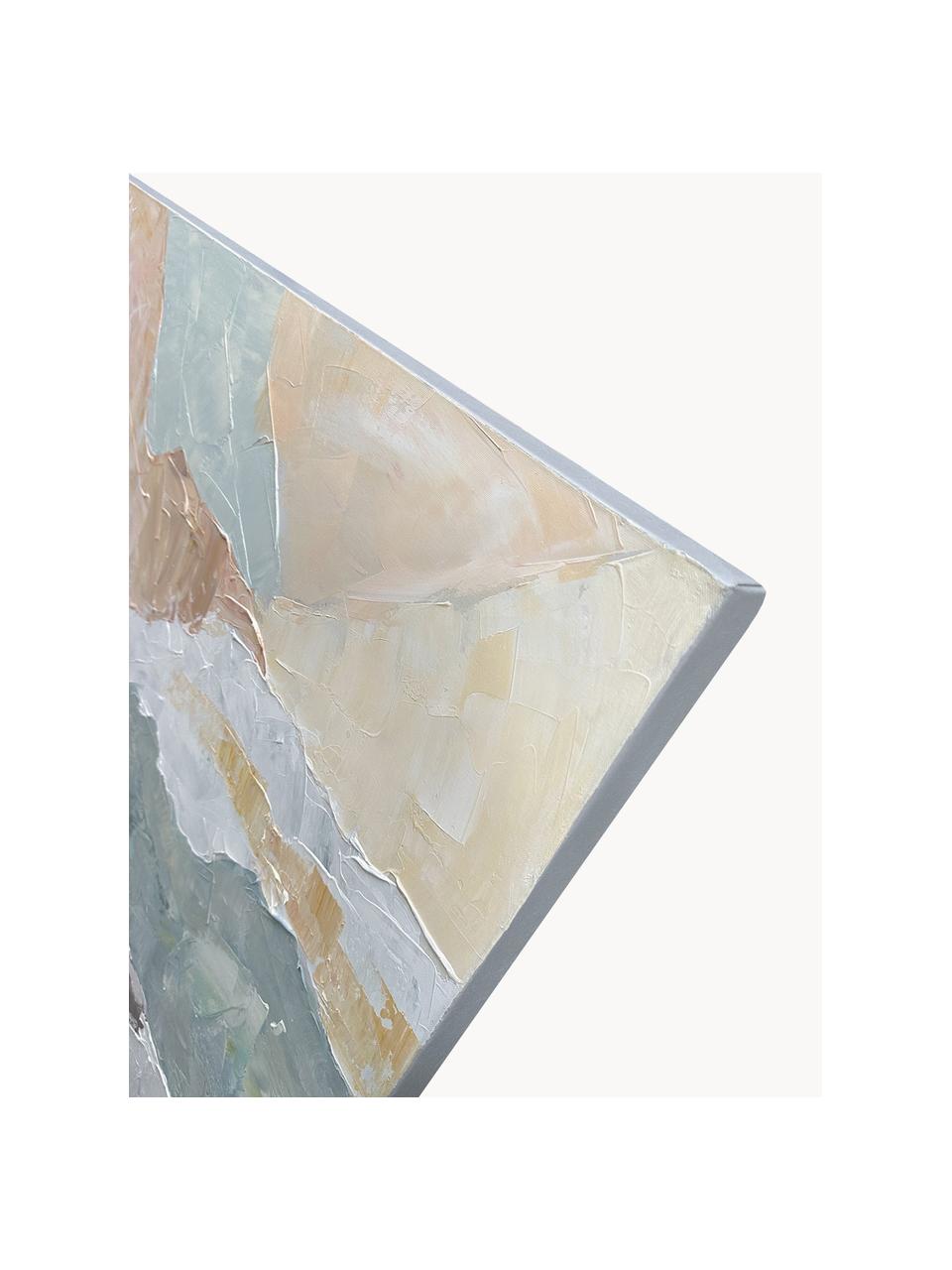 Handgemaltes Leinwandbild Nubi Pastello, Mehrfarbig, B 150 x H 120 cm