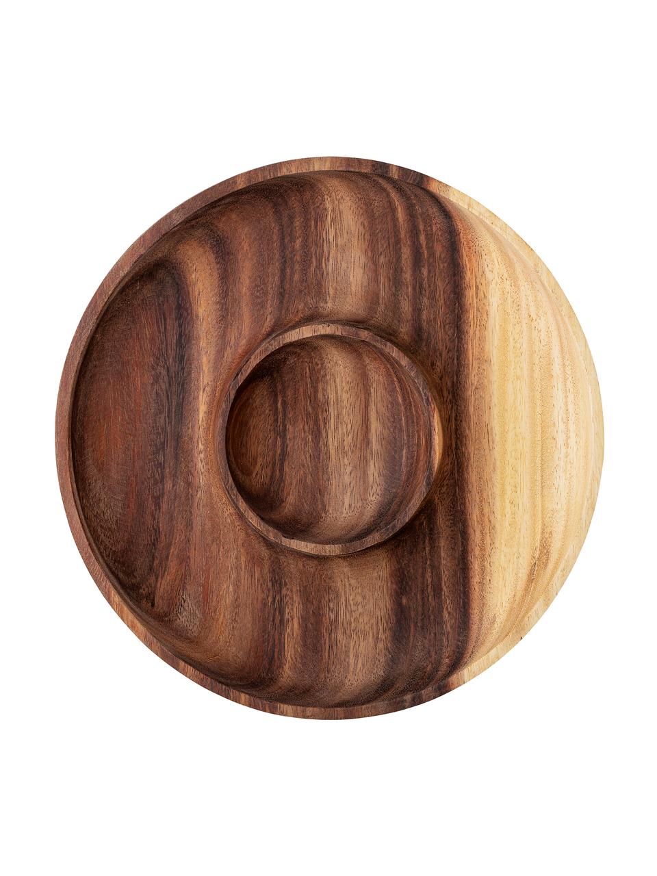 Piatto da portata in legno di acacia Breno, Ø 28 cm, Legno di acacia, Marrone, Ø 28 cm