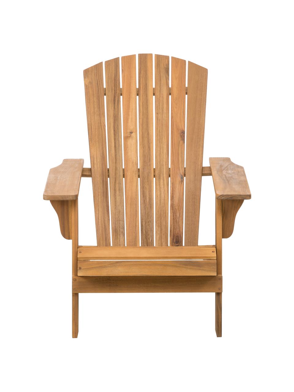 Garten-Loungestuhl Charlie aus Akazienholz, Massives Akazienholz, geölt, Braun, B 93 x T 74 cm