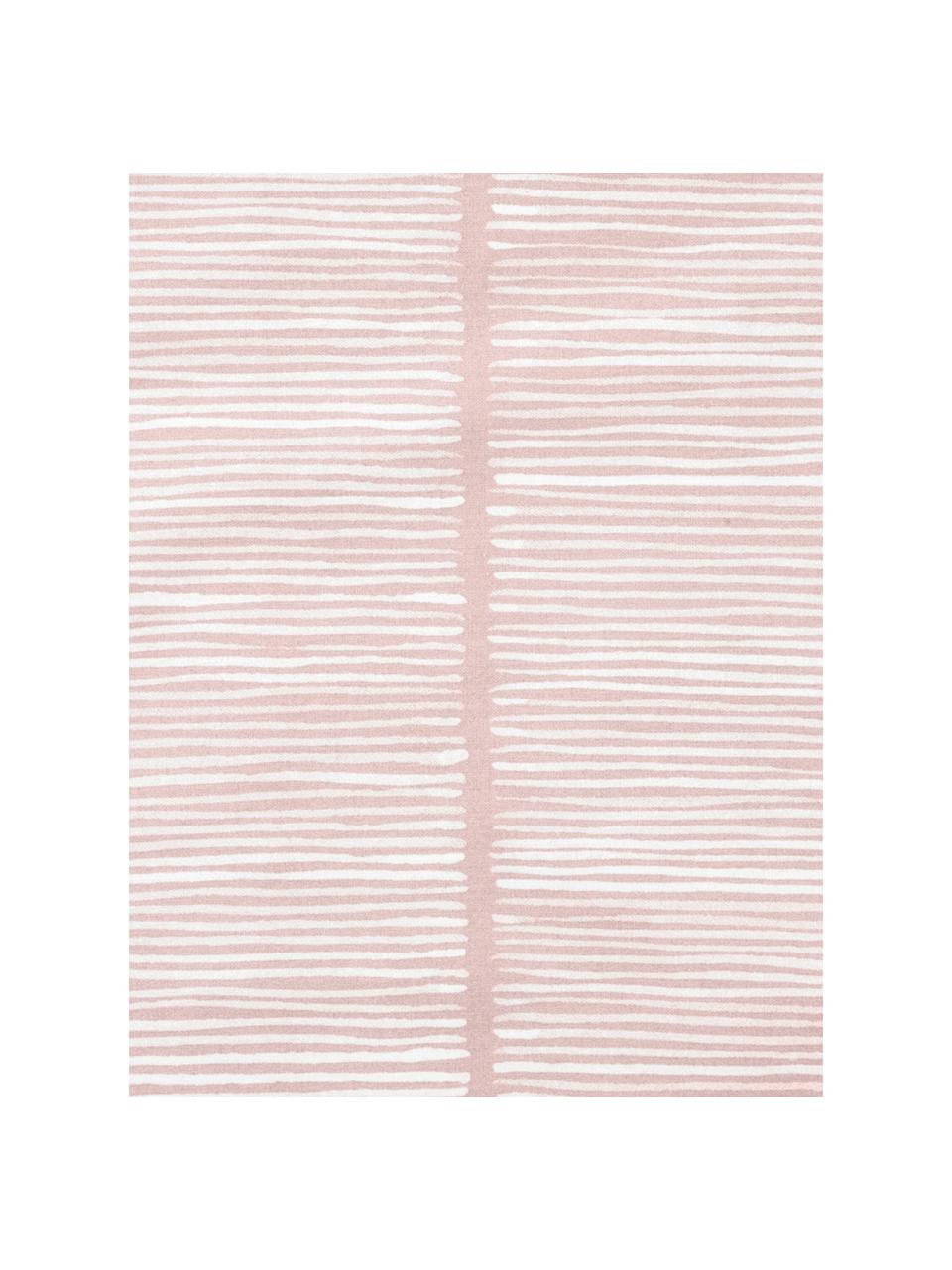Poszewka na poduszkę z bawełny renforcé Paulina, 2 szt., Blady różowy, biały, S 40 x D 80 cm