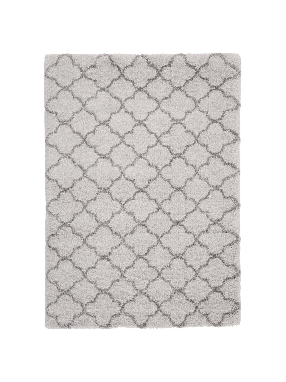 Hochflor-Teppich Luna, Flor: 100% Polypropylen, Grau, B 120 x L 170 cm (Grösse S)