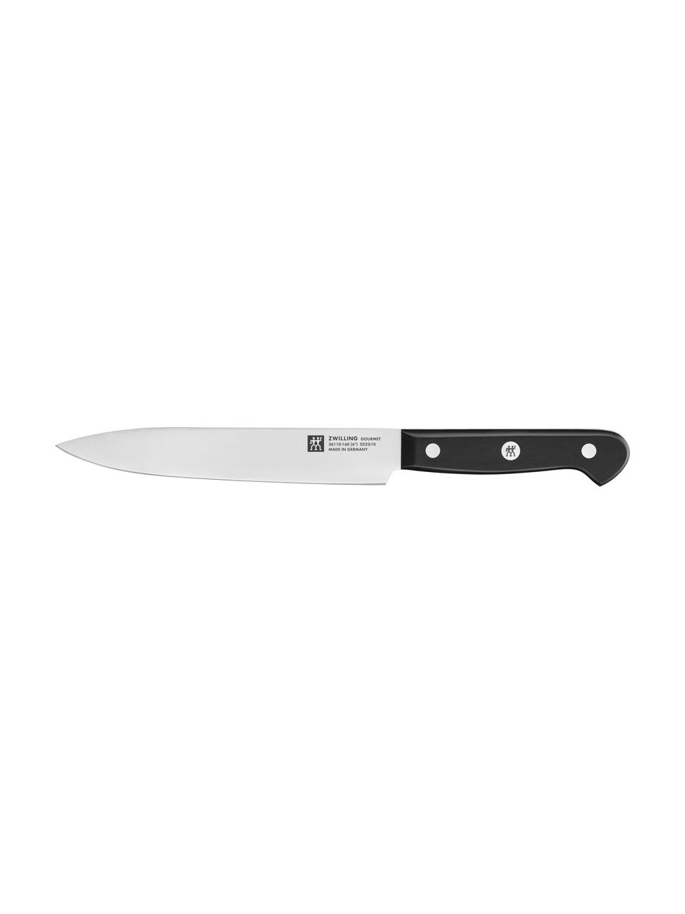 Selbstschärfender Messerblock Gourmet, 7-tlg., Messer: Edelstahl, Griff: Kunststoff, Schwarz, Set mit verschiedenen Größen