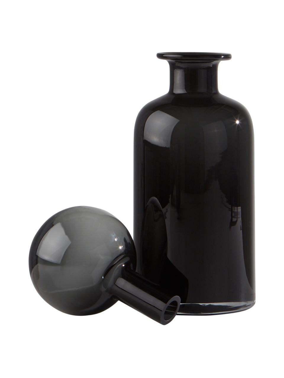 Carafe noire Andie, 1.1 L, Verre, Noir, Ø 10 x haut. 29 cm, 1,1 l
