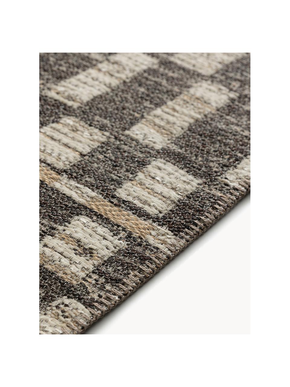 Vzorovaný koberec Elena, 65 % polyester, 35 % juta, Sivobéžová, béžová, Ø 120 x V 170 cm (veľkosť XL)