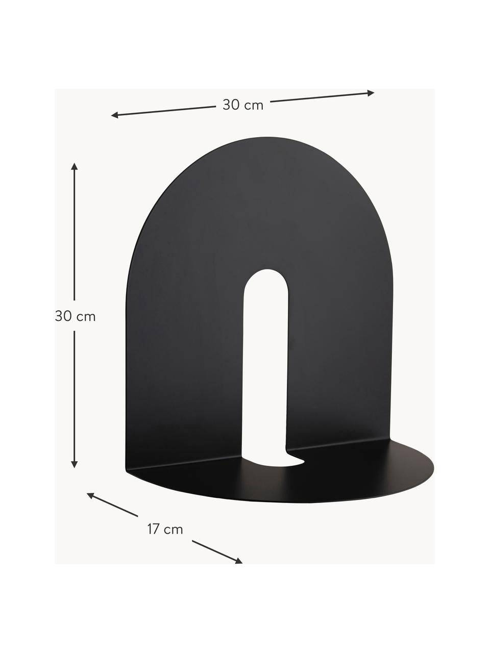 Étagère murale en métal Castellum, Métal, enduit, Noir, larg. 30 x haut. 30 cm