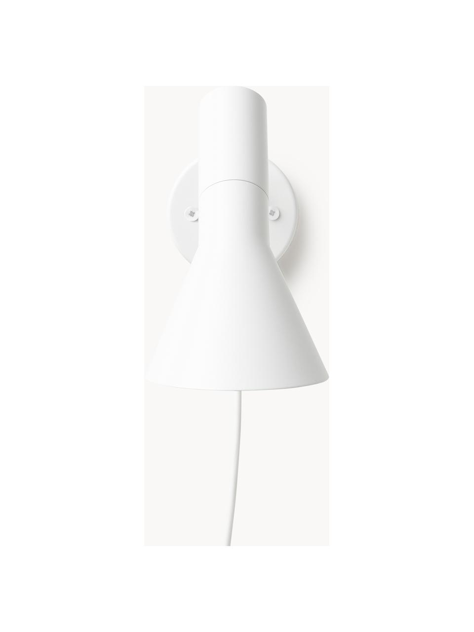 Wandlamp AJ met stekker, Lamp: gecoat staal, Wit, Ø 32 x H 18 cm