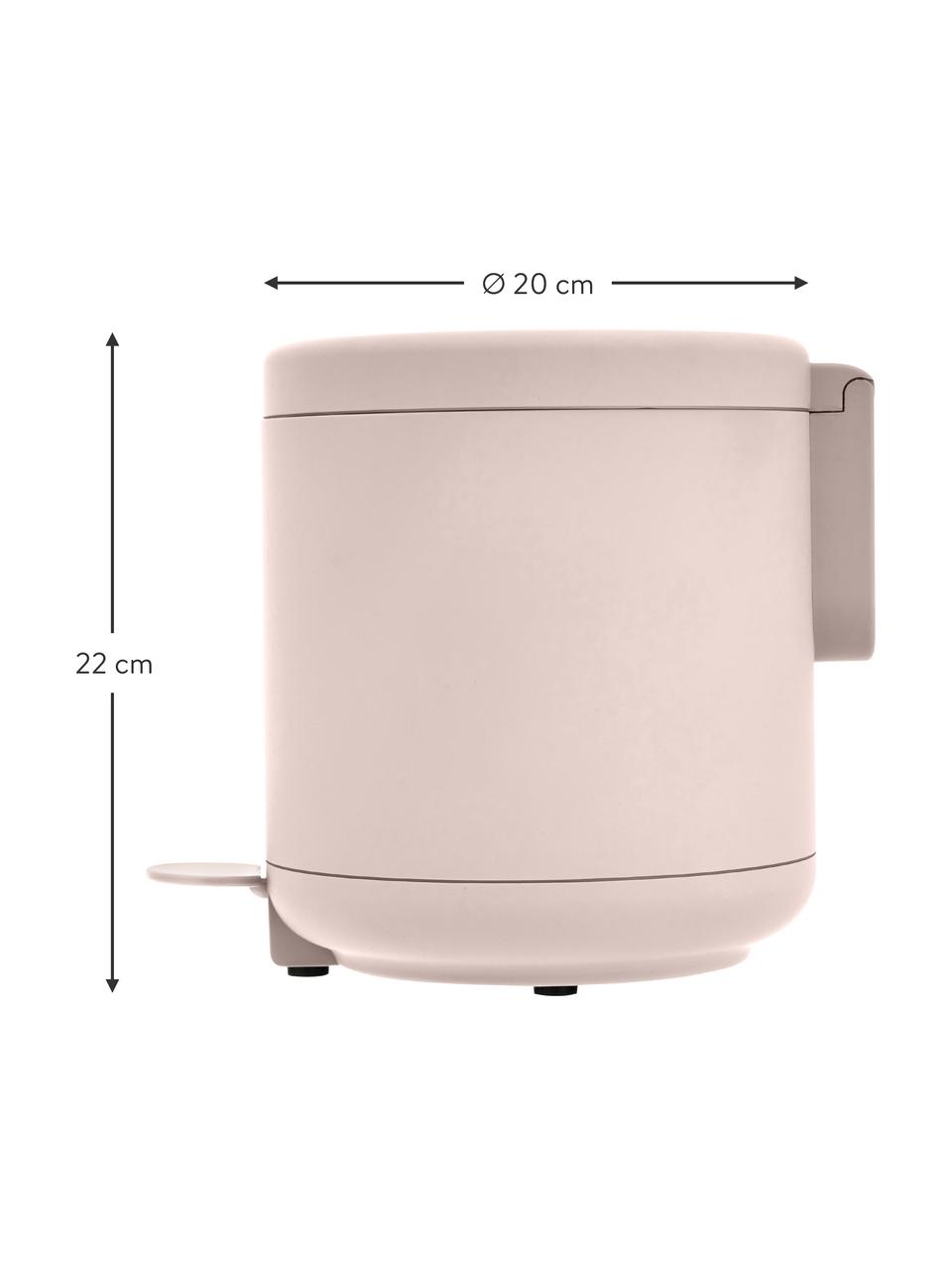 Abfalleimer Ume mit Pedal-Funktion, Kunststoff (ABS), Rosa, 4 L