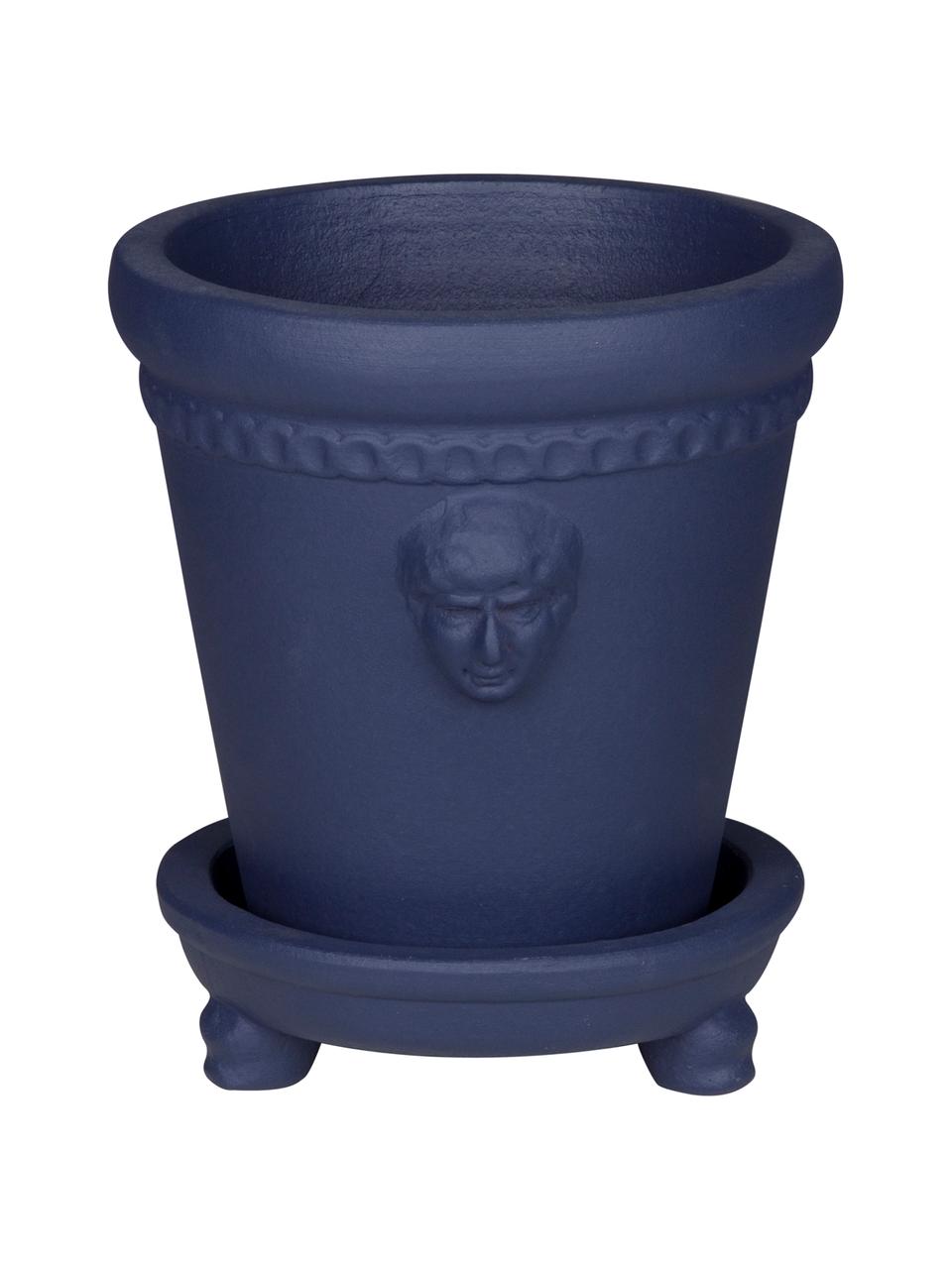 Cache-pot terre cuite Ceasar, Bleu