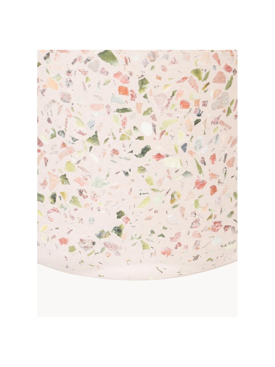 Jarrón de terrazzo Fajen, 25 cm, Terrazo, Rosa claro Terrazzo, Ø 15 x Al 25 cm