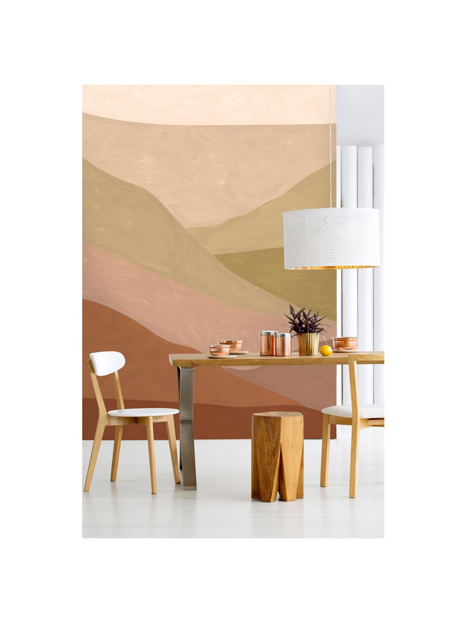 Adesivo murale Desert Landscape, Tessuto non tessuto, Tonalità marroni e beige, Larg. 300 x Alt. 280 cm