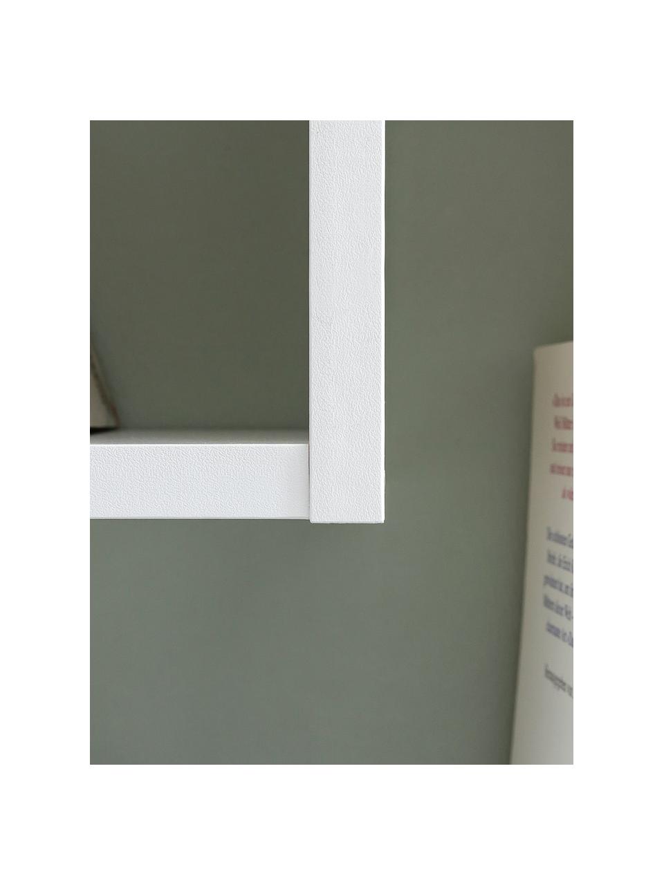 Kleines Wandregal Rosalie in Weiß Matt, Spanplatte, foliert, Weiß, 36 x 90 cm
