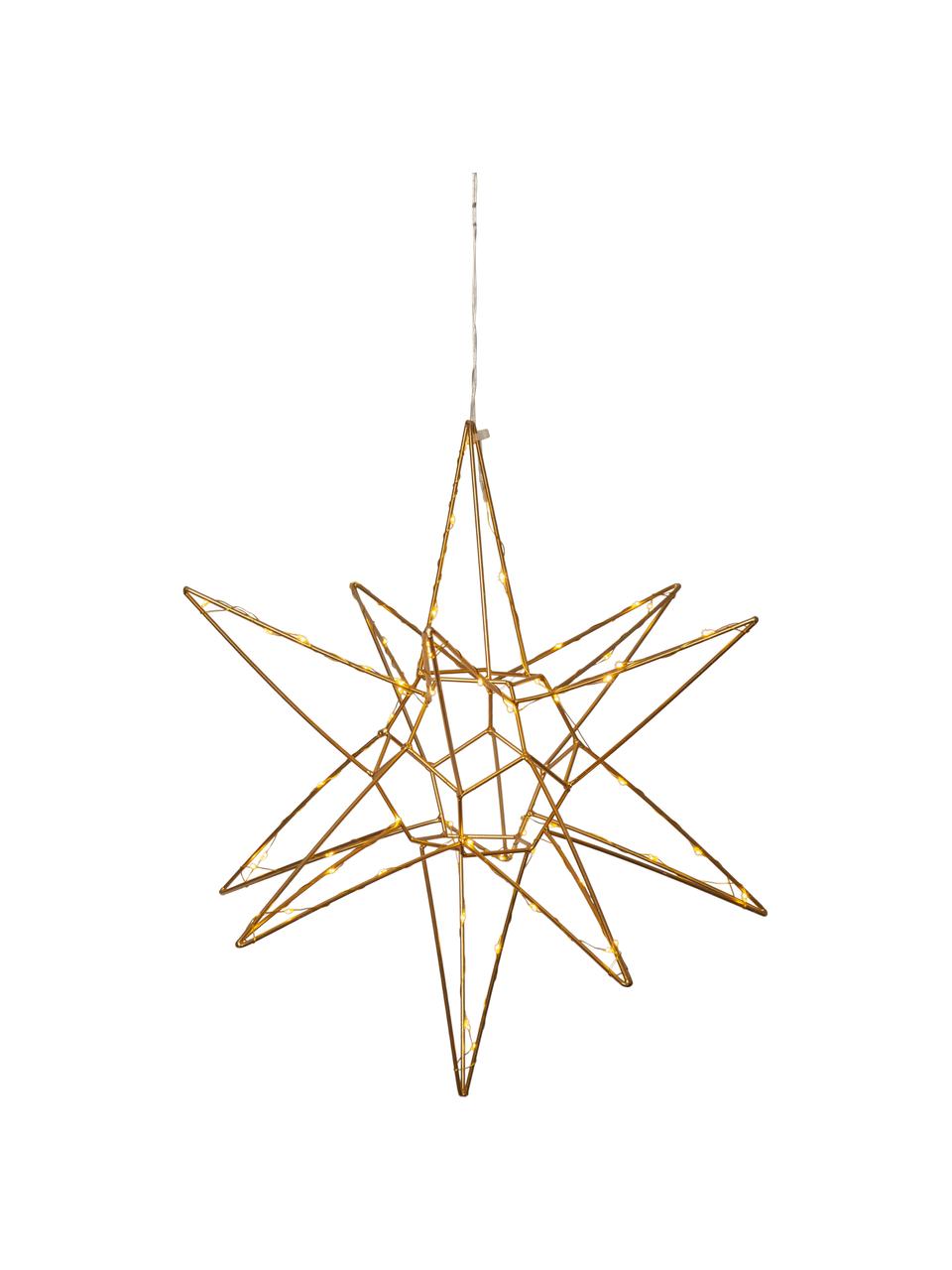 Adorno navideño luminoso Lizzy, con enchufe, Cable: plástico, Dorado, Ø 47 x Al 47 cm