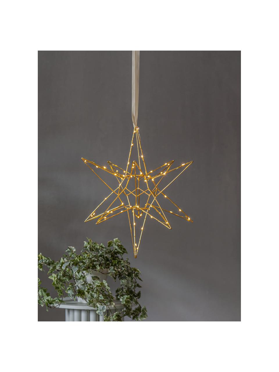 Adorno navideño luminoso Lizzy, con enchufe, Cable: plástico, Dorado, Ø 47 x Al 47 cm