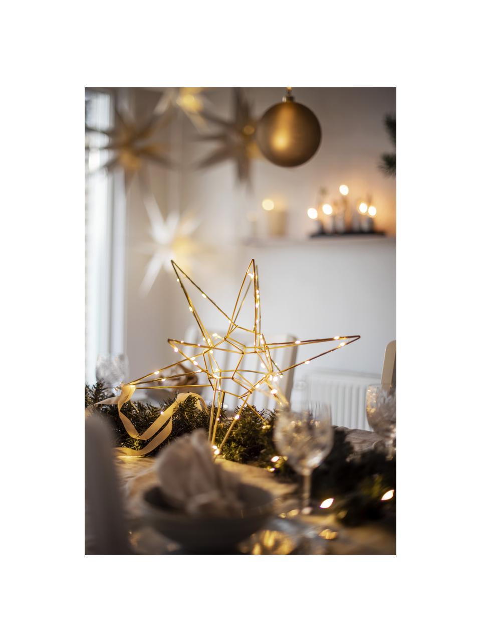Adorno navideño luminoso Lizzy, con enchufe, Cable: plástico, Dorado, Ø 47 x Al 47 cm