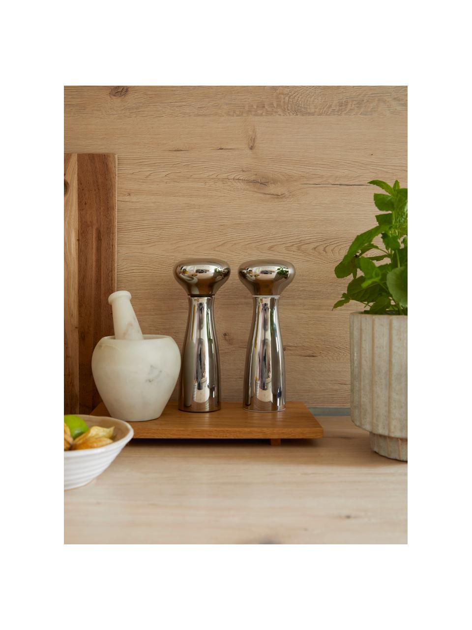 Ensemble mortier et pilon Mortar, 2 élém., Marbre, Blanc, marbré, Ø 12 x haut. 10 cm