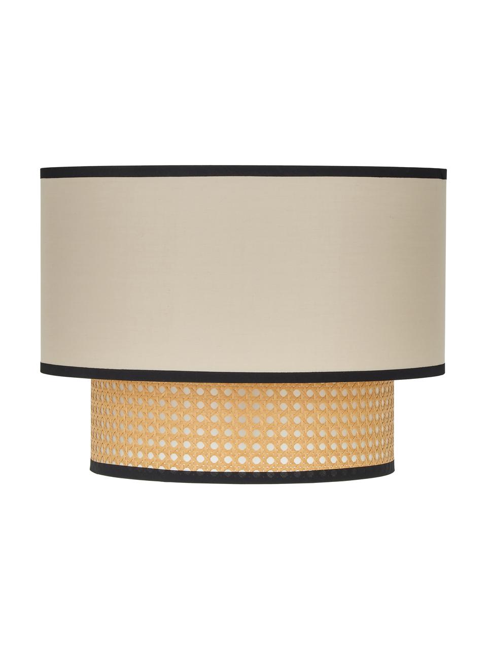 Lampa sufitowa z plecionki wiedeńskiej Vienna, Jasny brązowy, czarny, beżowy, ∅ 40 x W 30 cm