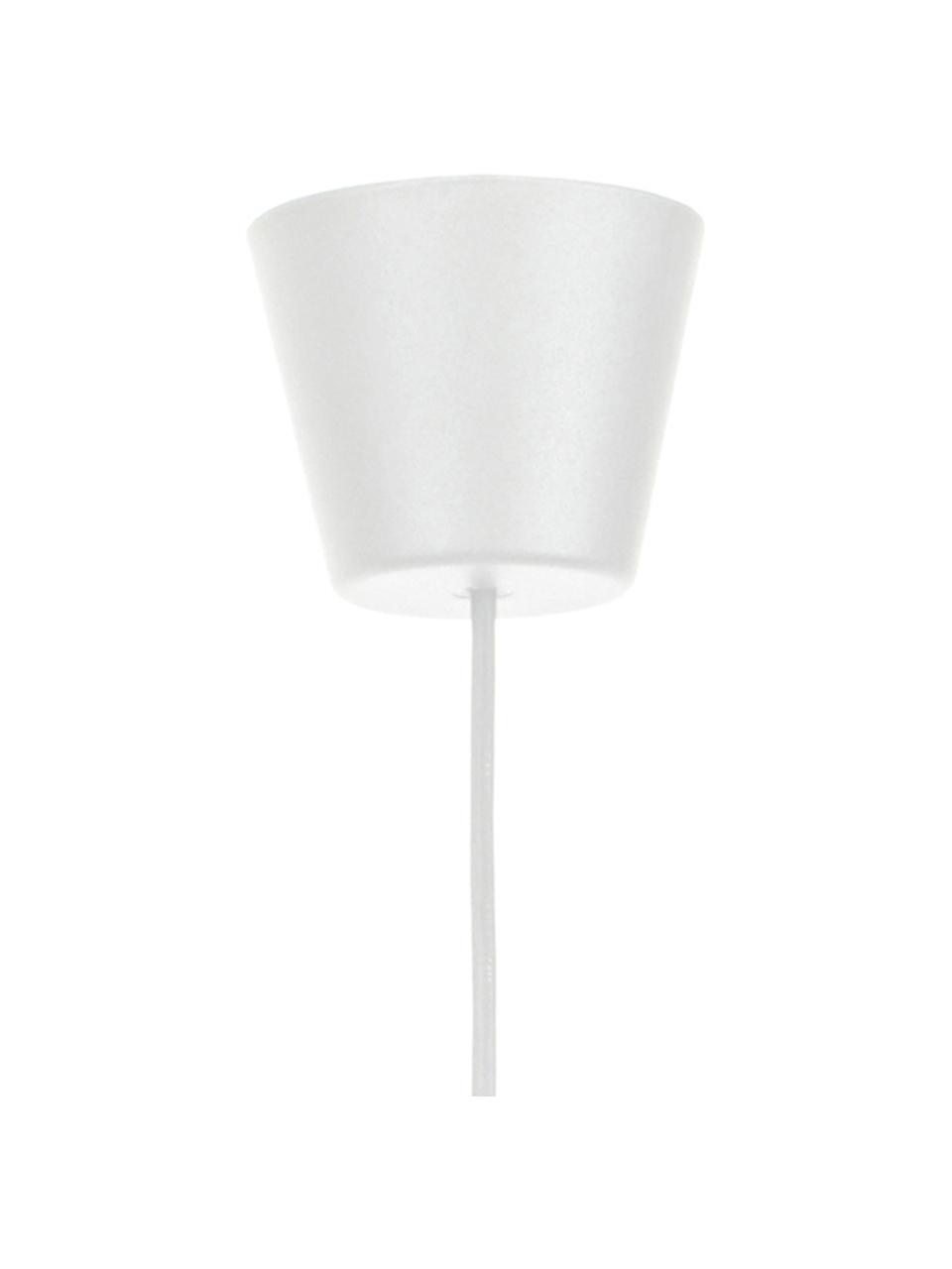 Lámpara de techo de diseño Havanna, Pantalla: algodón, Cable: plástico, Blanco, beige, Ø 40 x Al 50 cm
