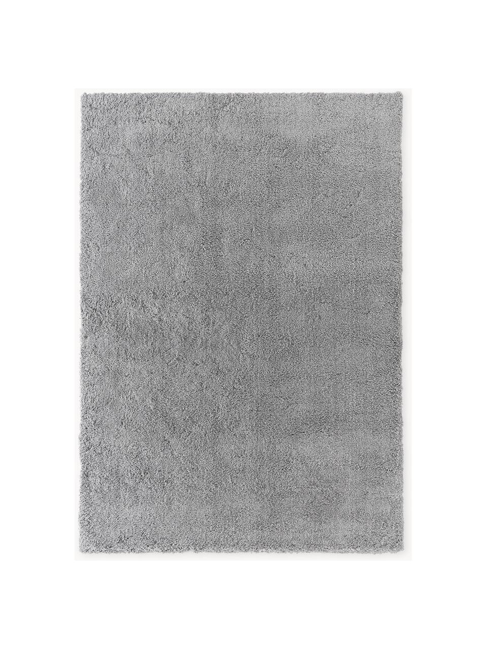 Huňatý koberec s vysokým vlasom Leighton, Sivá, Š 80 x D 150 cm (veľkosť XS)