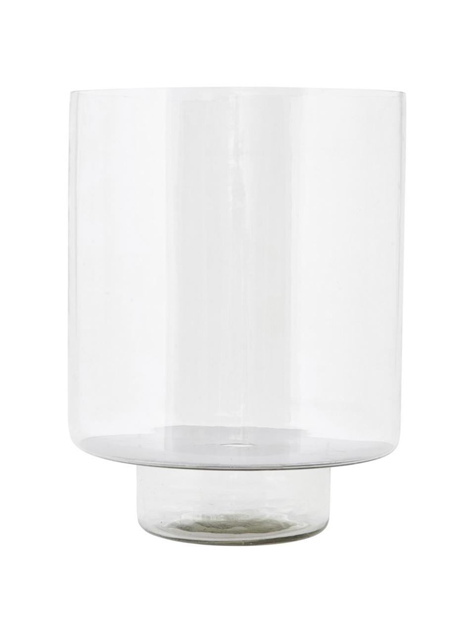 Velký svícen ze skla Classic, Sklo, Transparentní, Ø 26 cm, V 34 cm